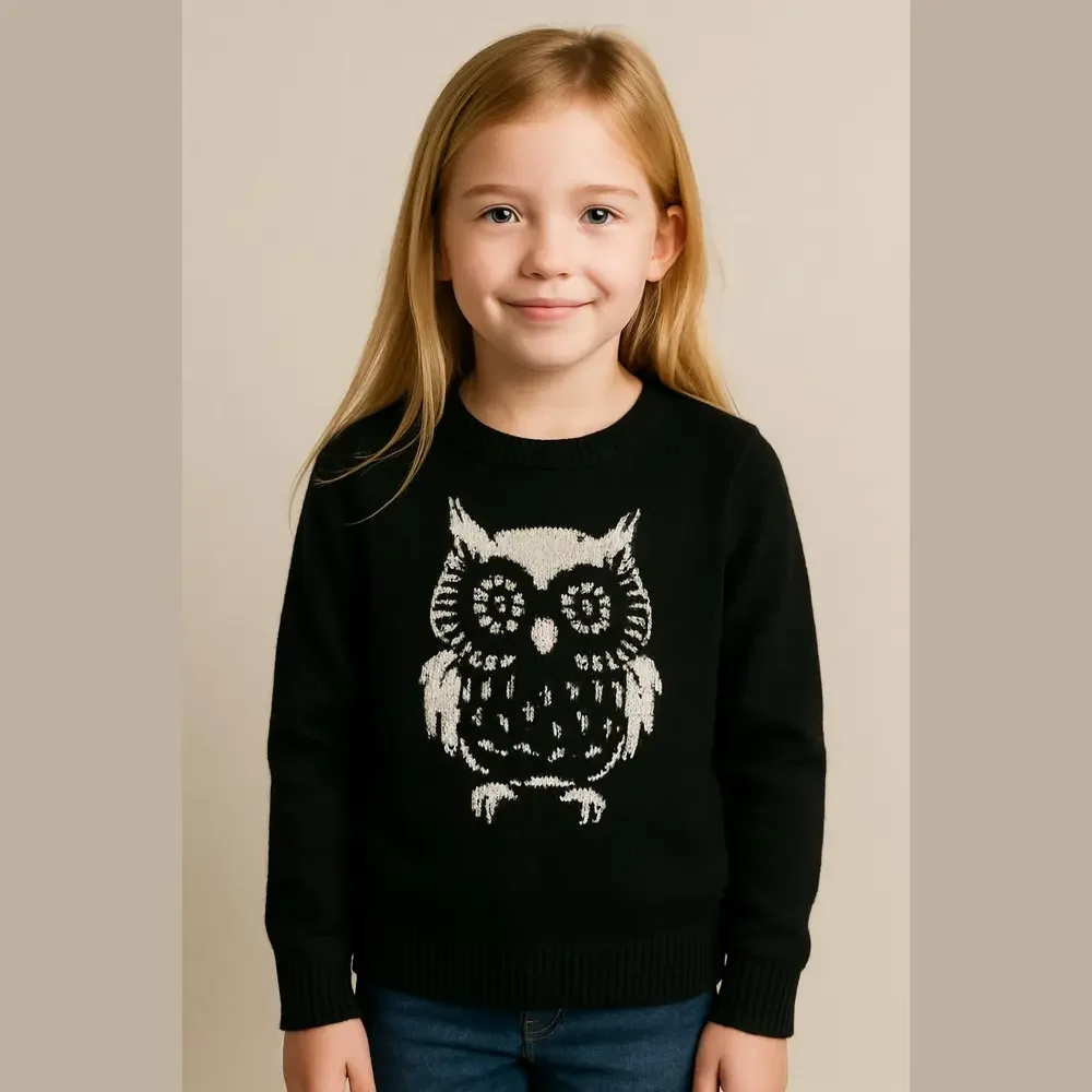 Gap Kids Black Pullover Sweater Girls Size 8